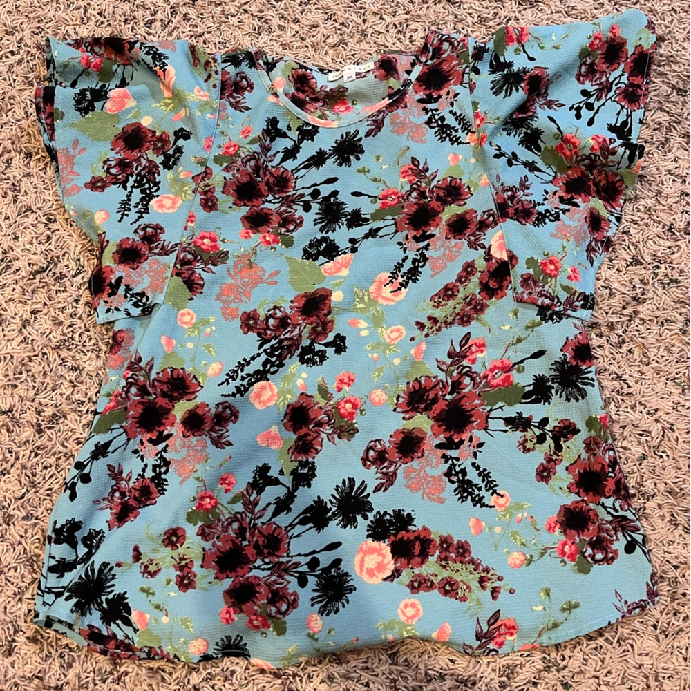 Downeast Floral Blouse